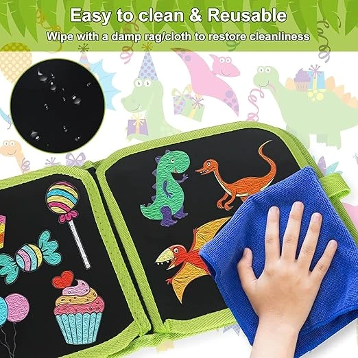 Kids Erasable Doodle Drawing Book (10 Pages) - Image 3