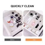 Adjustable Drawer Separator & Plastic DIY Divider Clapboard Organizer