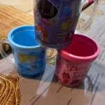Kids Cartoon Glass Mug (Pack of 2)
