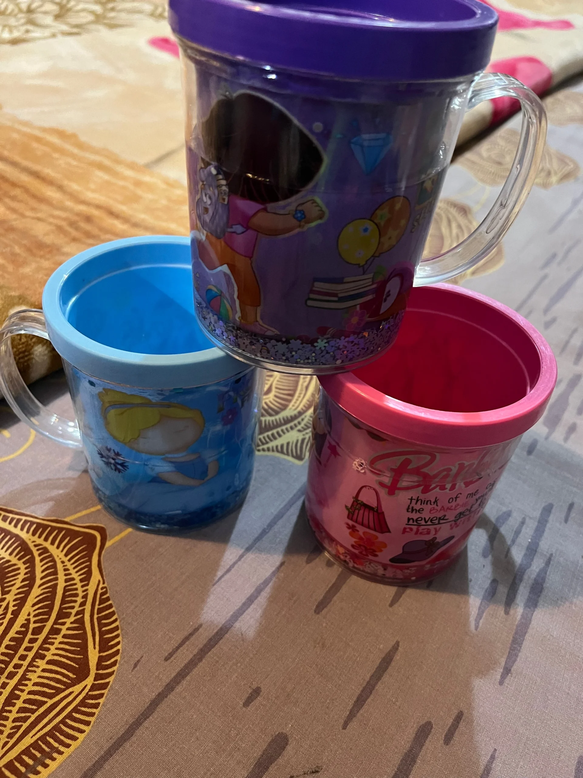 Kids Cartoon Glass Mug (Pack of 2) - Image 3