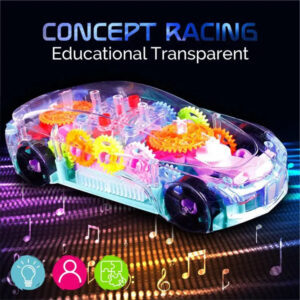 Gear Bump & Go Car Toy with Lights & Music