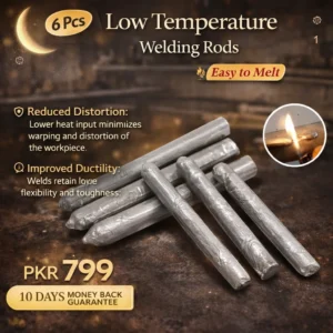 6 Pcs Low Temperature Welding Rods Easy to Melt