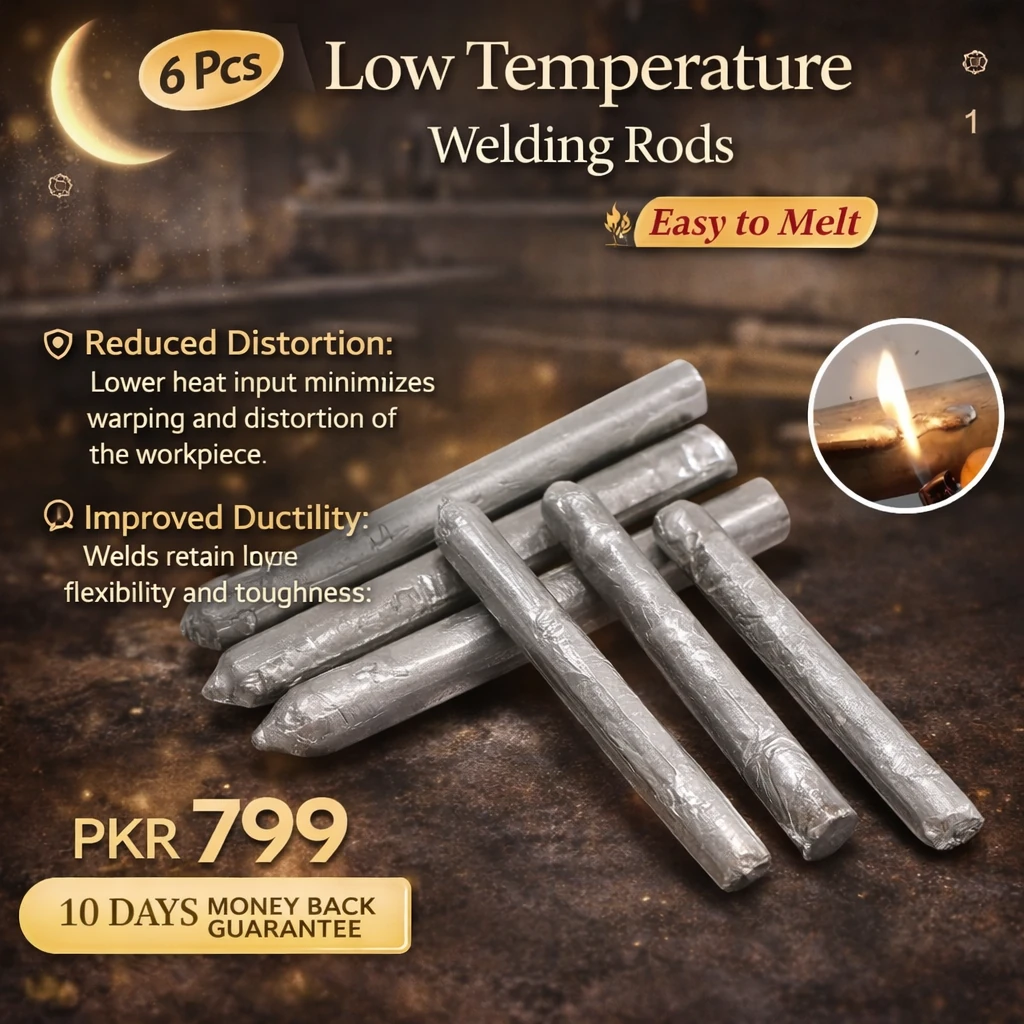 6 Pcs Low Temperature Welding Rods Easy to Melt