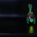 Electric Transparent Gear Dinosaur Toy with Lights