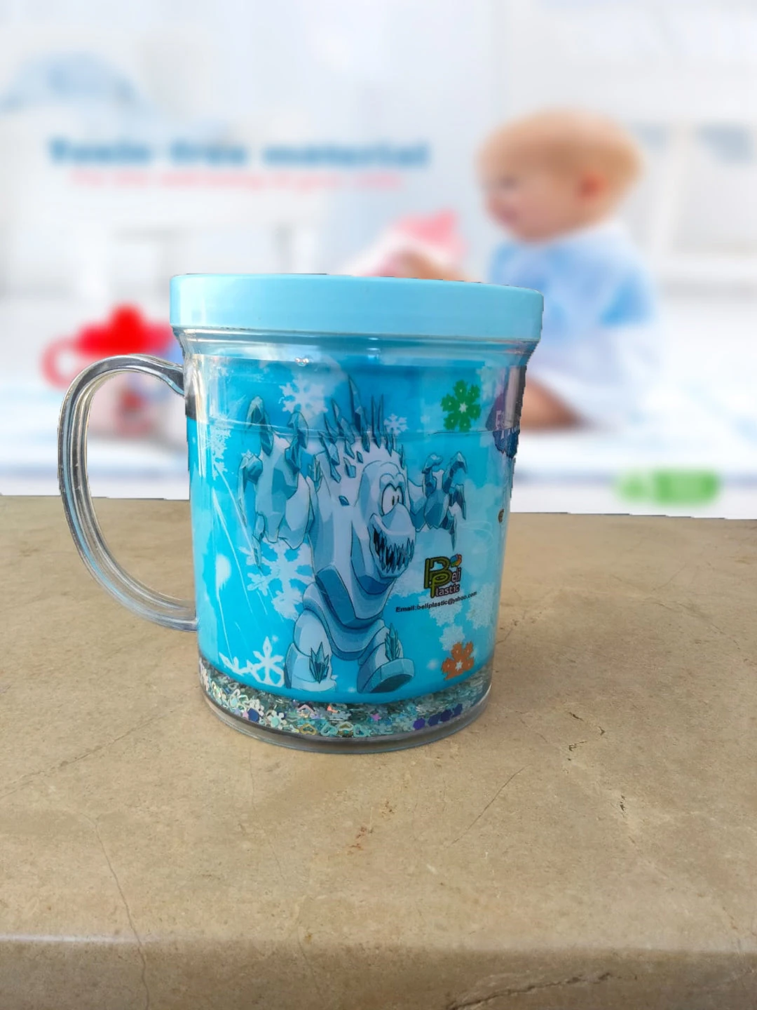 Kids Cartoon Glass Mug (Pack of 2) - Image 6