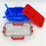 Kids 2 Portion Lunch Box with Spoon & Fork