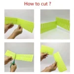 Adjustable Drawer Separator & Plastic DIY Divider Clapboard Organizer