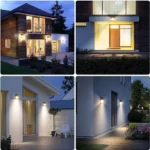 Solar Tungsten Wireless Outdoor Led Wall Light With Human Sensor Bulb Waterproof Garden Landscape Villa Courtyard Decor Night Light