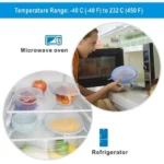 12 Pcs Covers Stretchable Silicone Food Lids for Reusable Seal