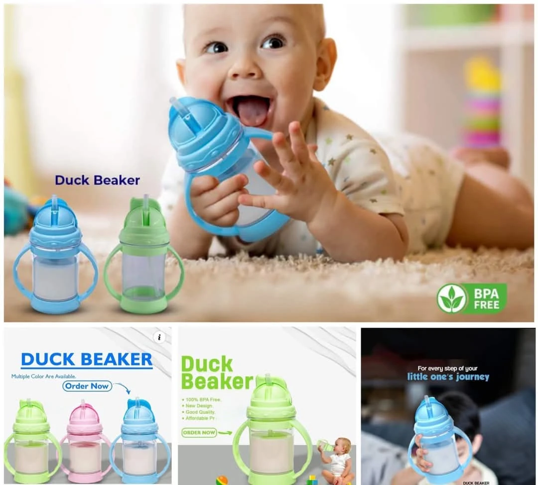 Baby Duck Juice Feeder Bottle