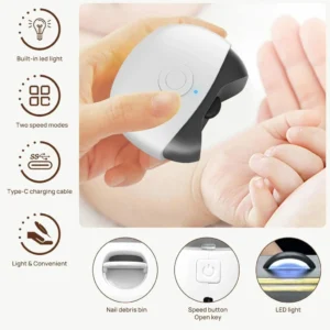 USB Rechargeable Electric Nail Clipper for Baby & Adult