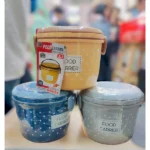 Double Layer Tiffin Lunch Box with Steel Container