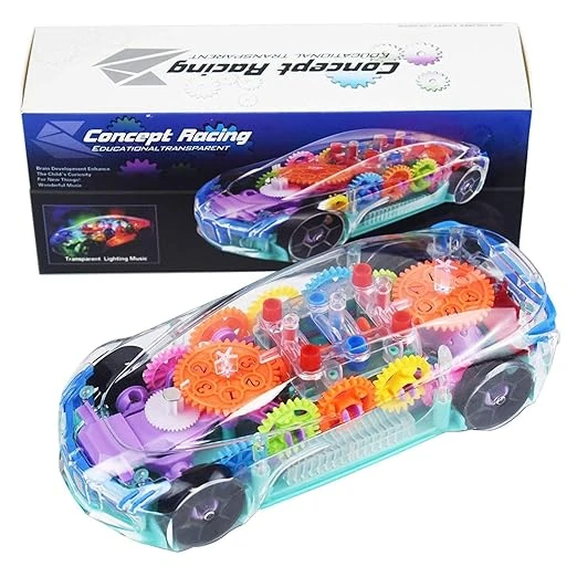Gear Bump & Go Car Toy with Lights & Music - Image 5
