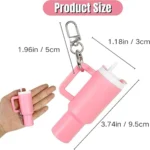 Mini Tumbler Keychain Storage Bottle