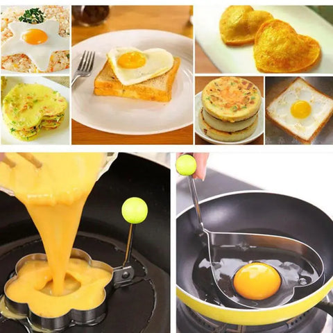 Pack of 4 Egg Shaping Molds - Image 2