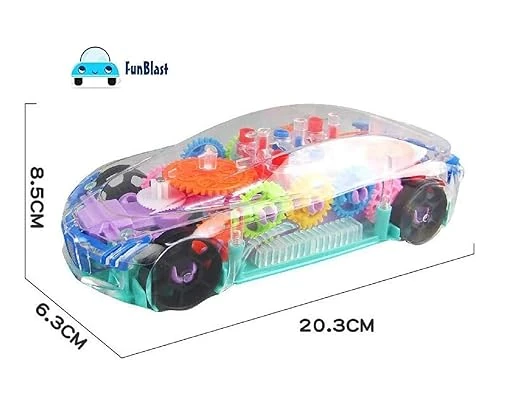 Gear Bump & Go Car Toy with Lights & Music - Image 4