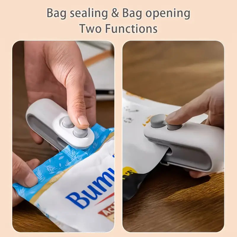 Rechargeable 2 in 1 Portable Mini Food Bag Heat Sealer And Cutter For Home and Outdoor Use - Image 12