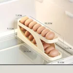 Sale Offer Egg Holder Dispensers With Automatically Rolling and Space Saving Egg Tray For Refrigerator and Kitchen