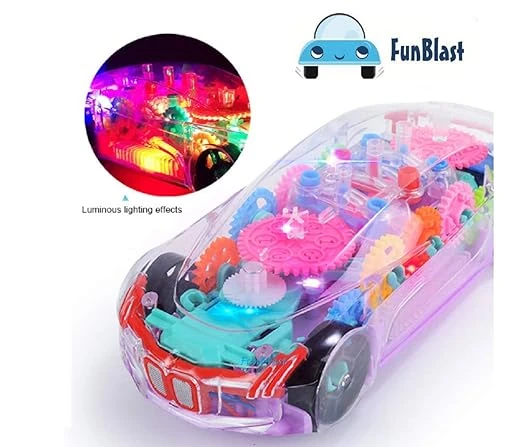 Gear Bump & Go Car Toy with Lights & Music - Image 3