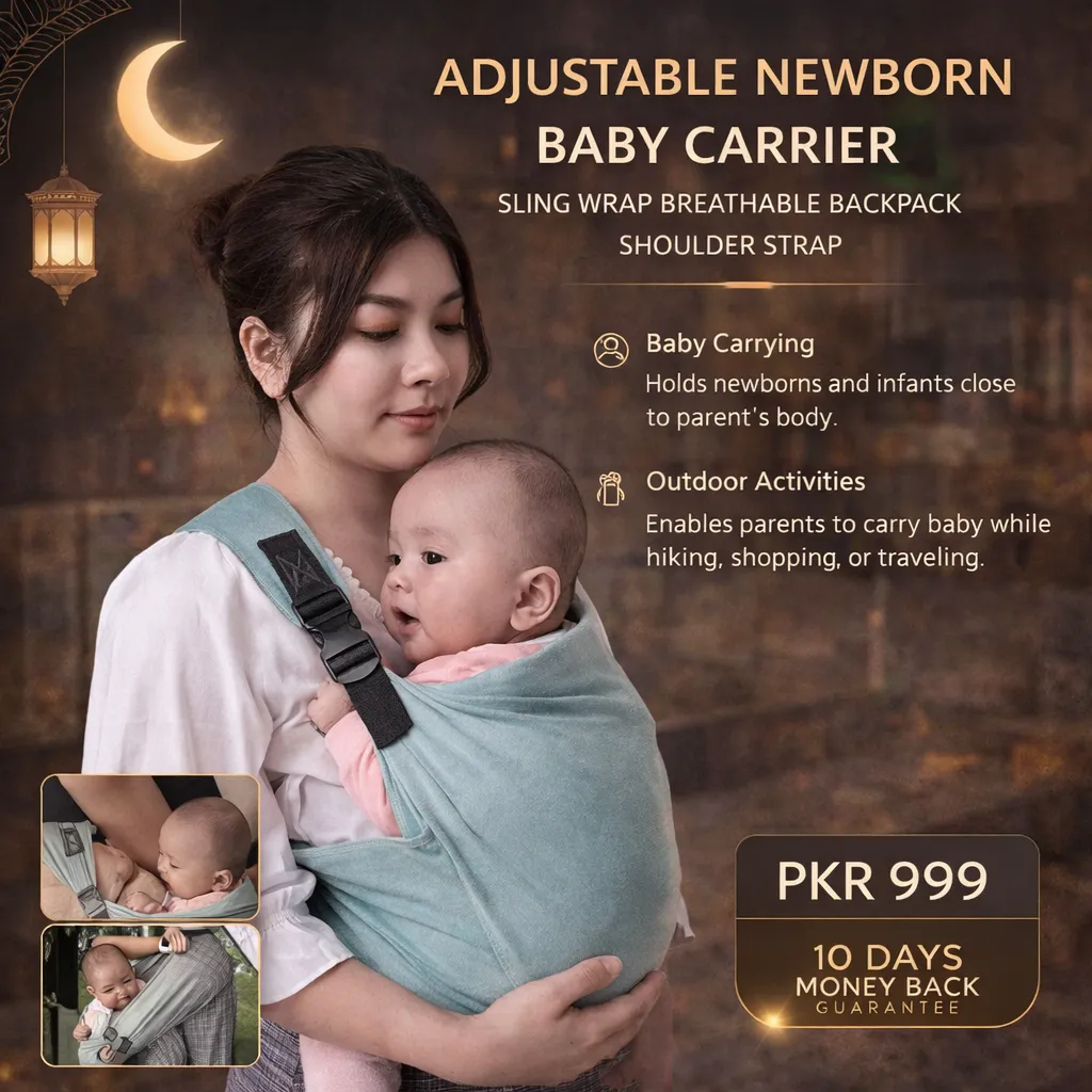 Adjustable Baby Carrier Sling Backpack