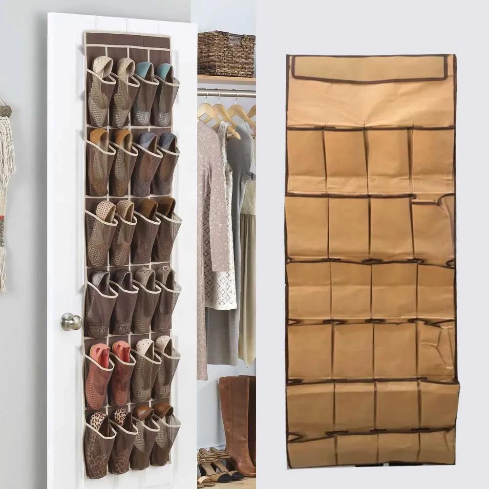 Over Door Shoe Organizer (24 Pockets) - Image 2