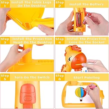 Duck Drawing Projector Toy with 12 Markers - Image 7
