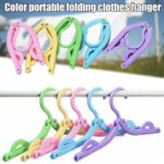 Folding Clothes Hangers with Slots (10 Pcs)