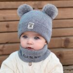 Baby Winter Woolen Cap & Muffler Set
