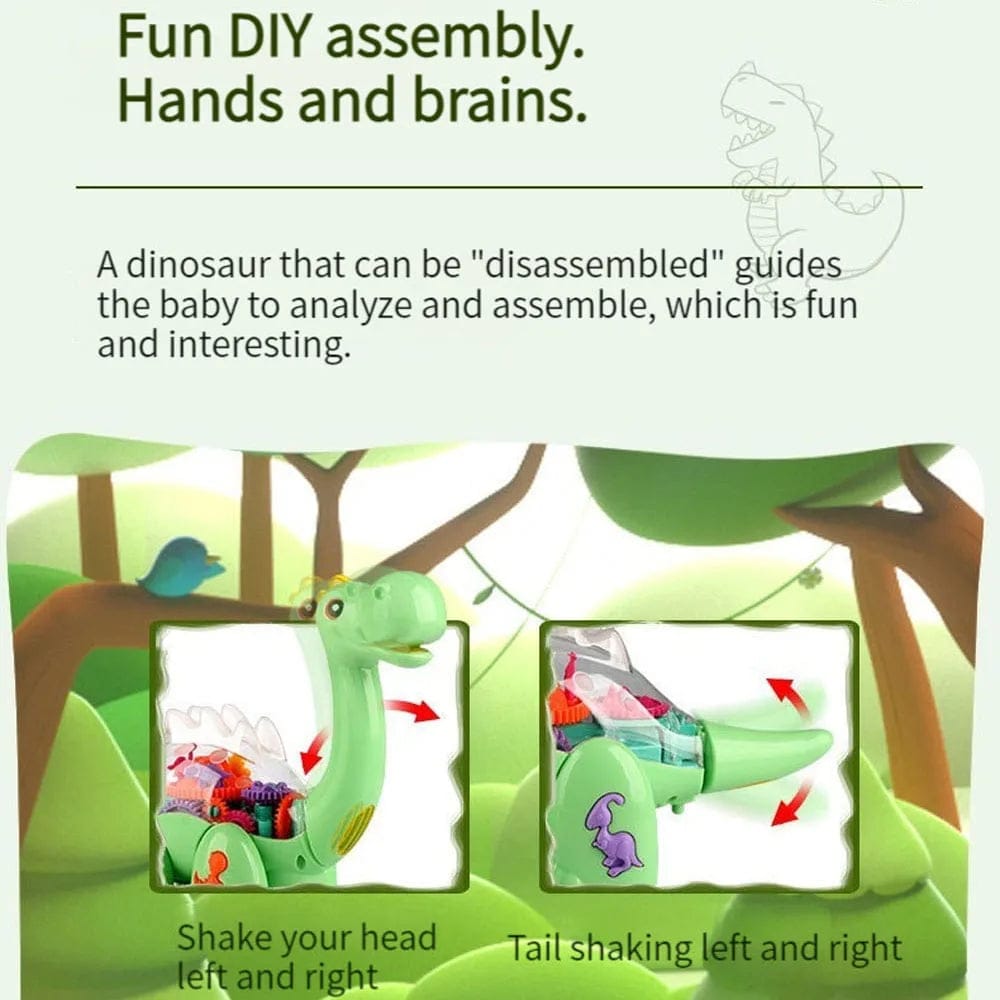 Electric Brachiosaurus Gear Dinosaur Toy - Image 2