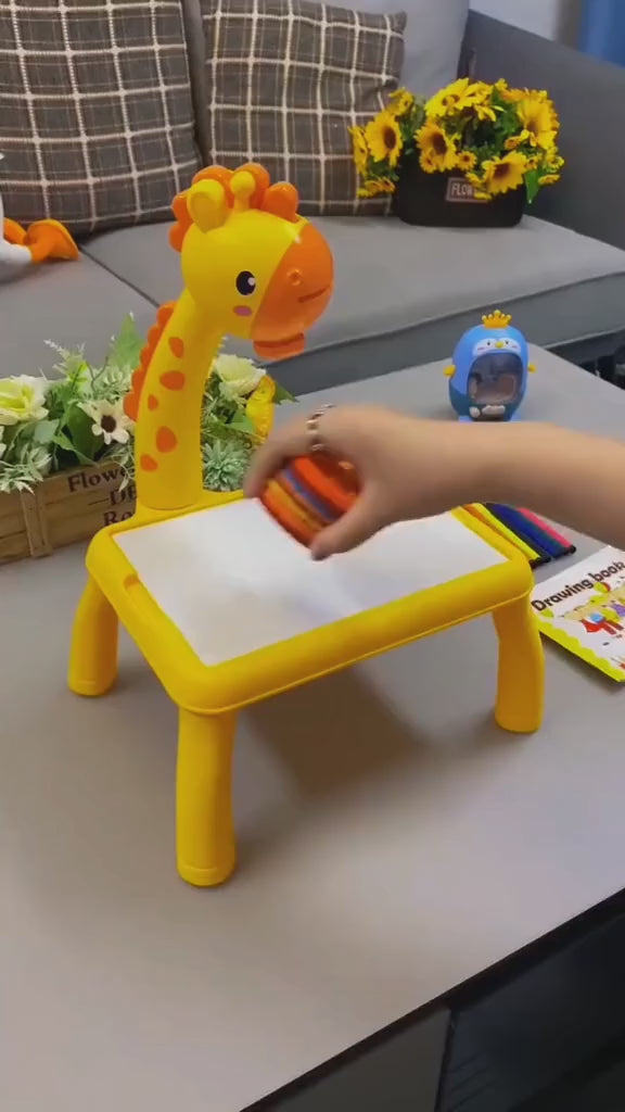Duck Drawing Projector Toy with 12 Markers - Image 2