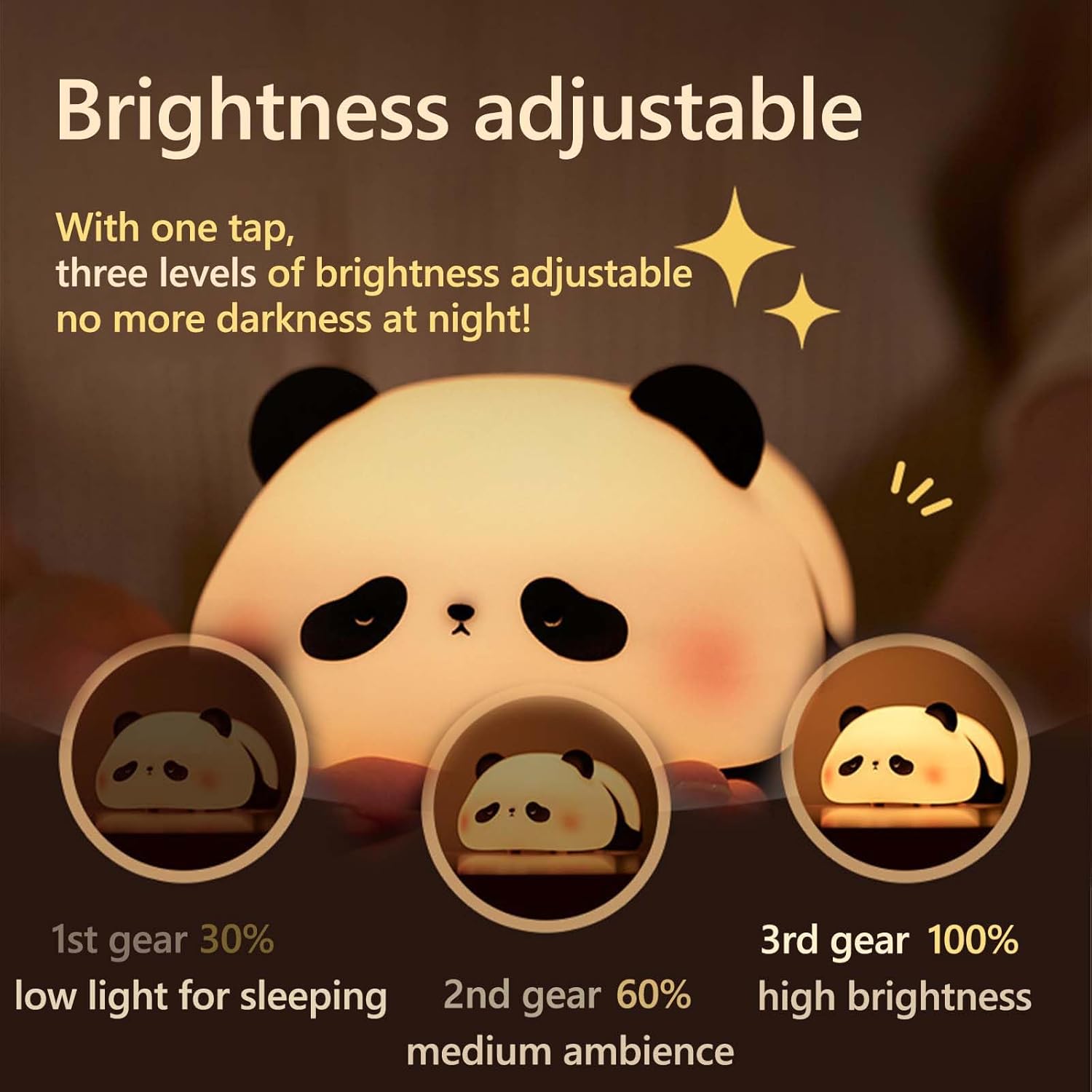 Cute Panda Squishy Animal Night Lamp - Image 6