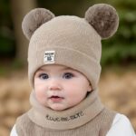 Baby Winter Woolen Cap & Muffler Set
