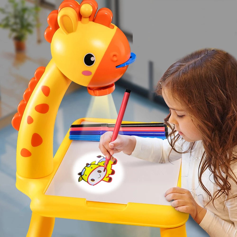Duck Drawing Projector Toy with 12 Markers