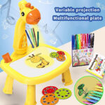 Duck Drawing Projector Toy with 12 Markers