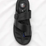 Men’s Premium Black Double Strap Casual Sandals