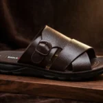 Men’s Premium Brown Double Strap Casual Sandals