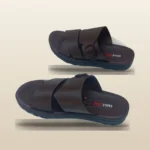Men’s Brown Double-Strap Slides
