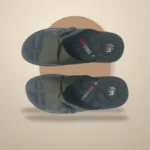 Men’s Olive Green Cross-Strap Slides