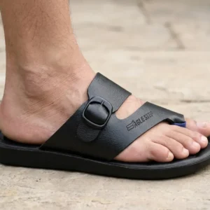 Men's Premium Black Double Strap Casual Sandals