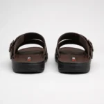 Men’s Premium Brown Double Strap Casual Sandals