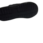 Men’s Black Cushioned Toe-Post Chappal — Soft Padded Straps