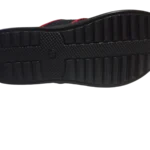 Men’s Brown & Red Webbing Strap Flip Flops — Soft Cushion Sole