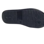 Men’s Green Cross-Strap Sports Chappal with Adjustable Velcro — Red Trim